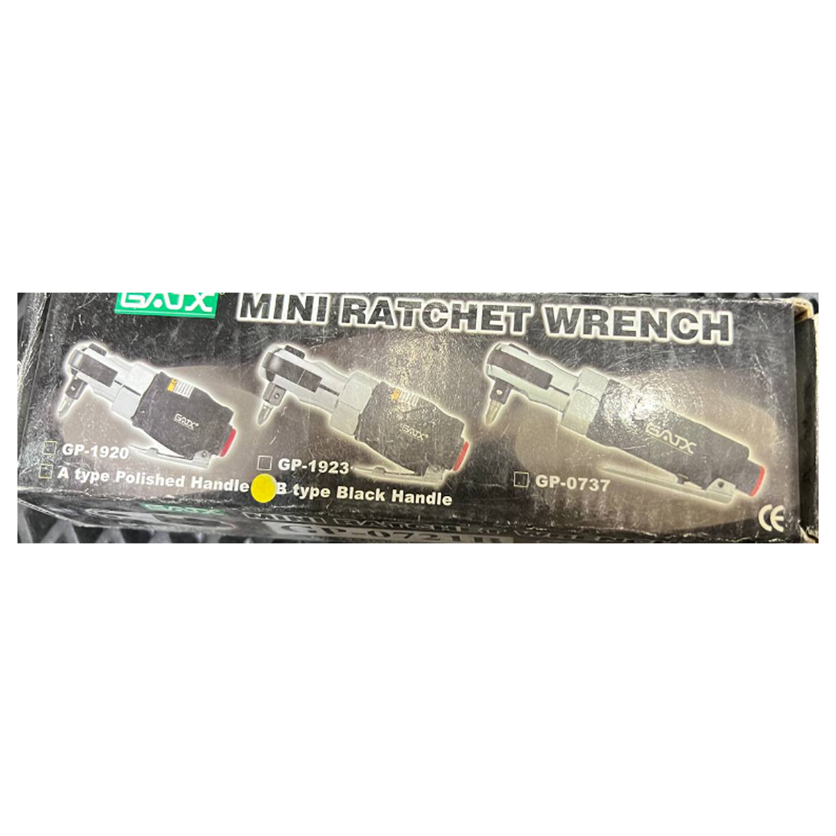 GP-0721B Пневматическая трещотка 1/4", макс усилие 34 Нм