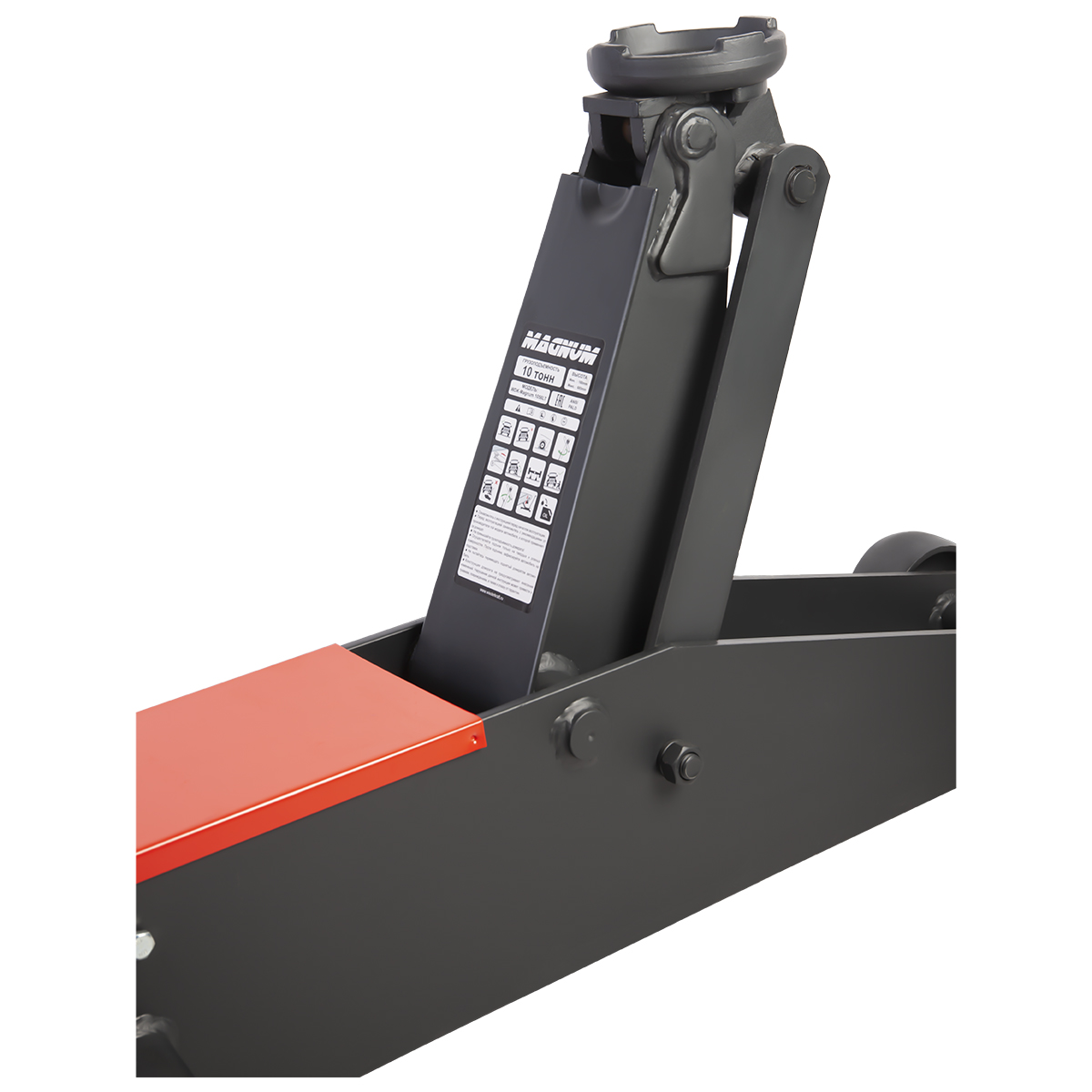 WDK-Magnum1056LT Домкрат подкатной удлиненный, г/п 10 т, 160-685 мм
