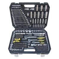 Набор инструмента ER-80216: 1/2"&1/4"&3/8"DR 6-гранный 216 предметов ЭВРИКА /1/2