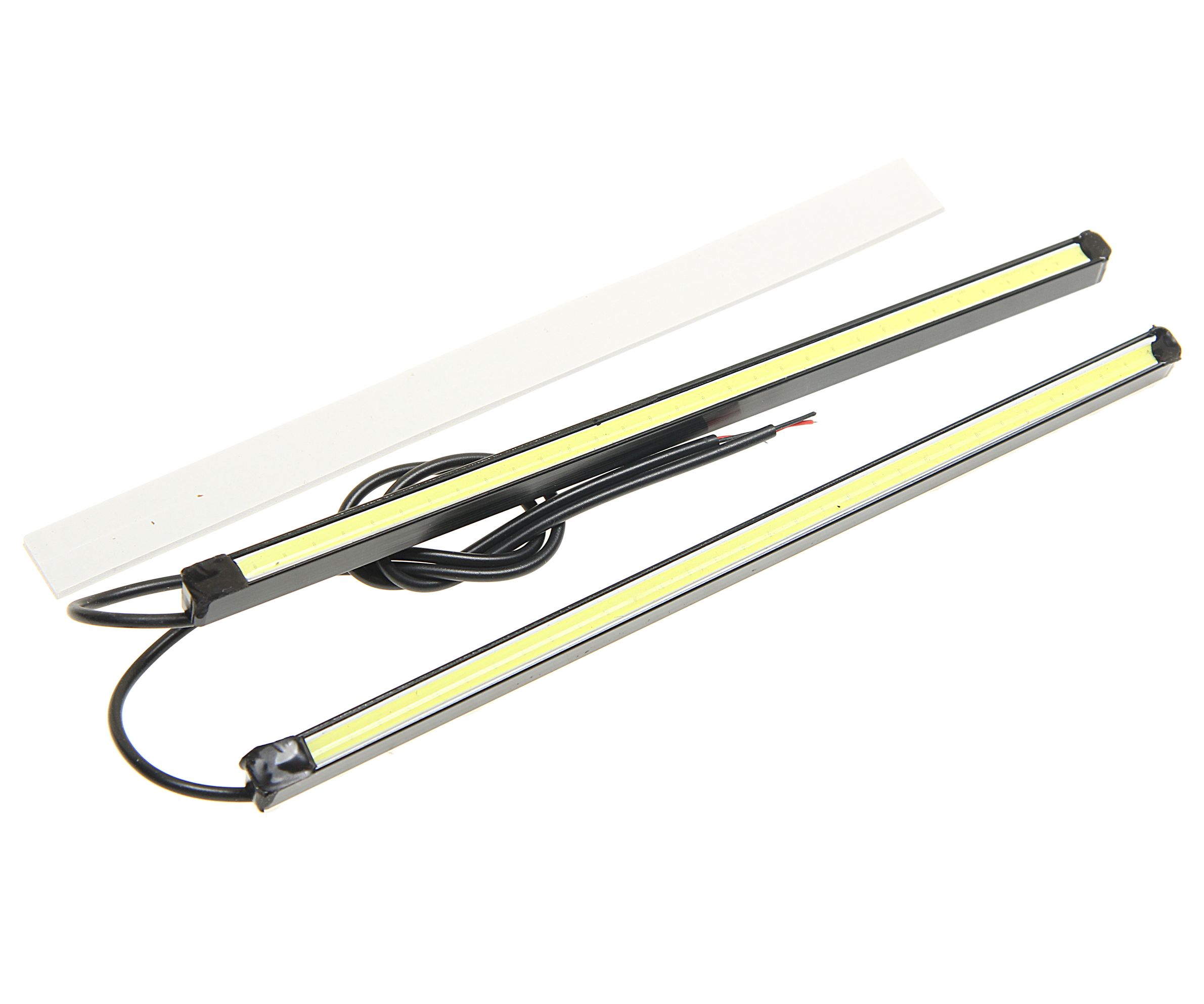 Дневные ходовые огни W-DRL205COB 60COB 205х8мм плоские (2шт) 10-15V ВЫМПЕЛ /1/100