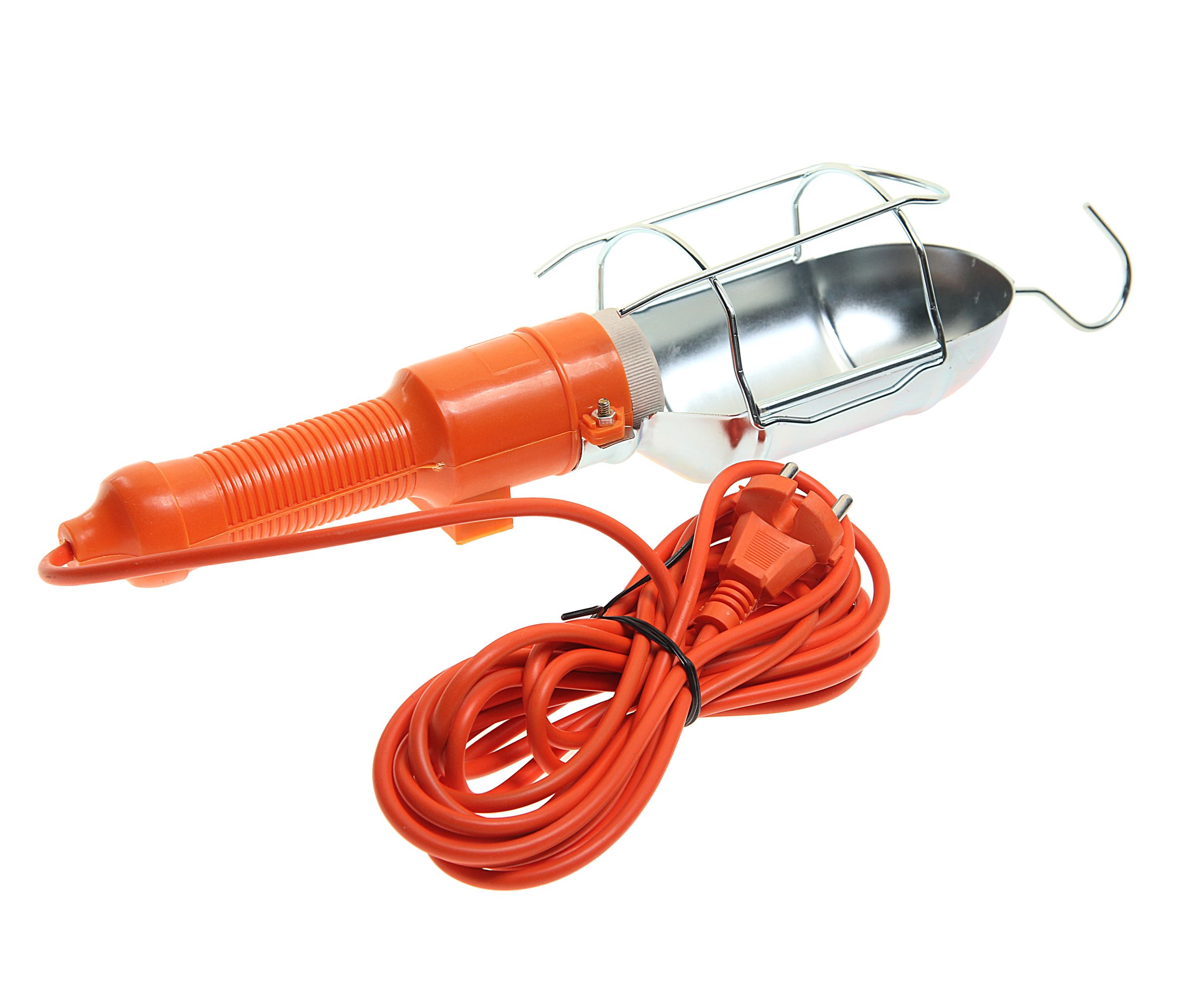 Лампа переносная M-22005 под лампу E27 до 60W, 220V, длина провода 5м  MEGAPOWER 1/24