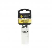 Головка свечная 21мм 1/2" L=65мм (с держателем) ЭВРИКА ER-92704H  1/80