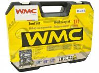 Набор инструмента WMC-41723-5: 1/4'', 3/8'', 1/2'' 171пр. WMC TOOLS /1/2