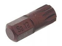Вставка SPLINE M12х30ммL,10мм ROCKFORCE /1/10/100