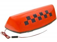Знак "ТАКСИ" ZT-06 ORANGE (шаш.) магнитный с подсветкой 12V СИМ-ПЛАСТ/1/6