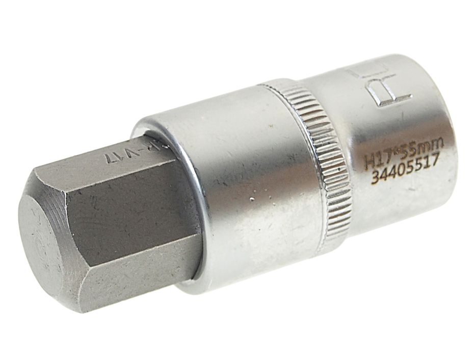 Головка-бита 6-гранная 17мм 1/2" (L-55мм) ROCKFORCE /1