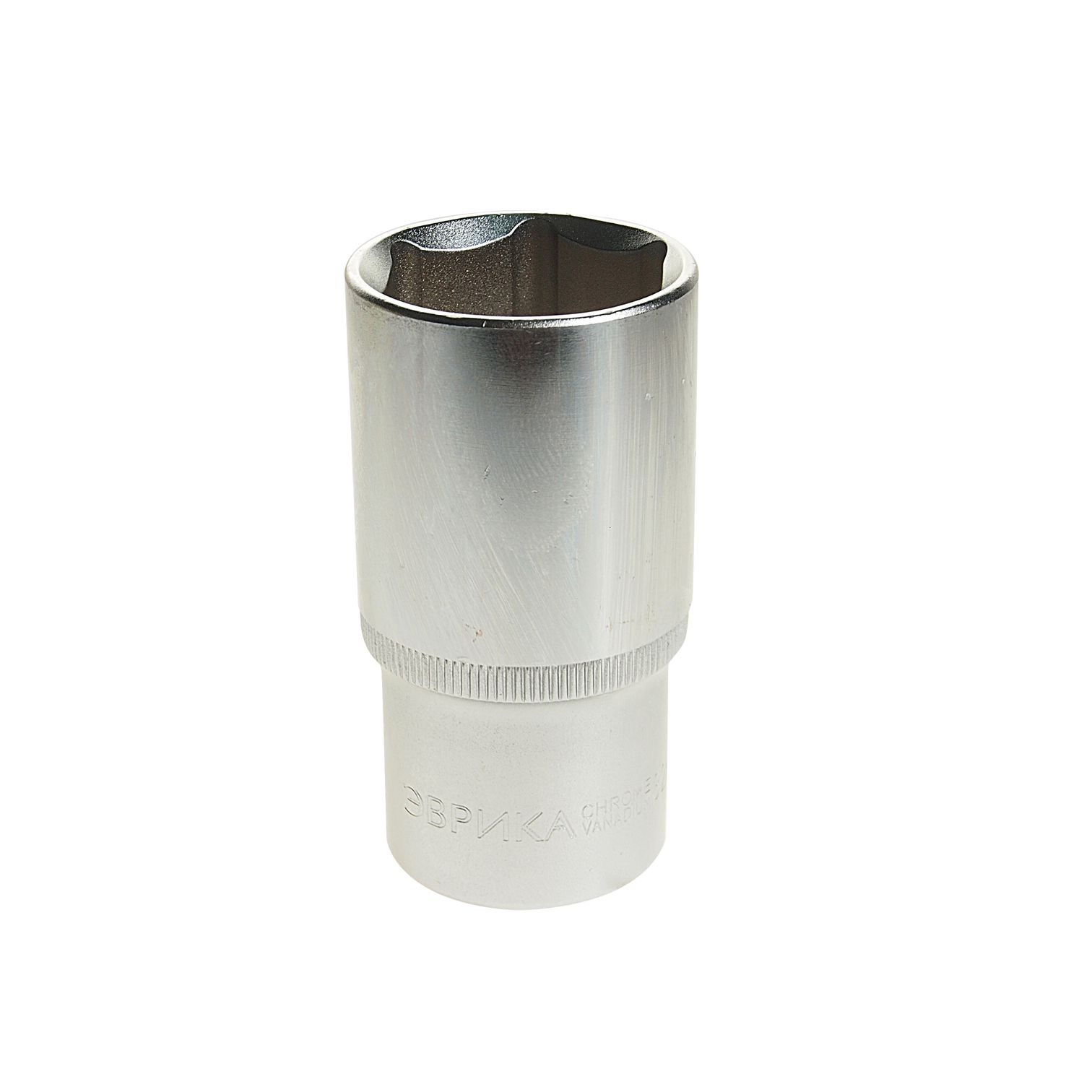 Головка торцевая 32мм 1/2" 6-гранная глубокая L=80мм ЭВРИКА ER-91523  1/56