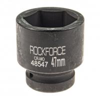 Головка торцевая  47мм 1" 6-гранная ударная L=72мм ROCKFORCE RF-48547 /1/30