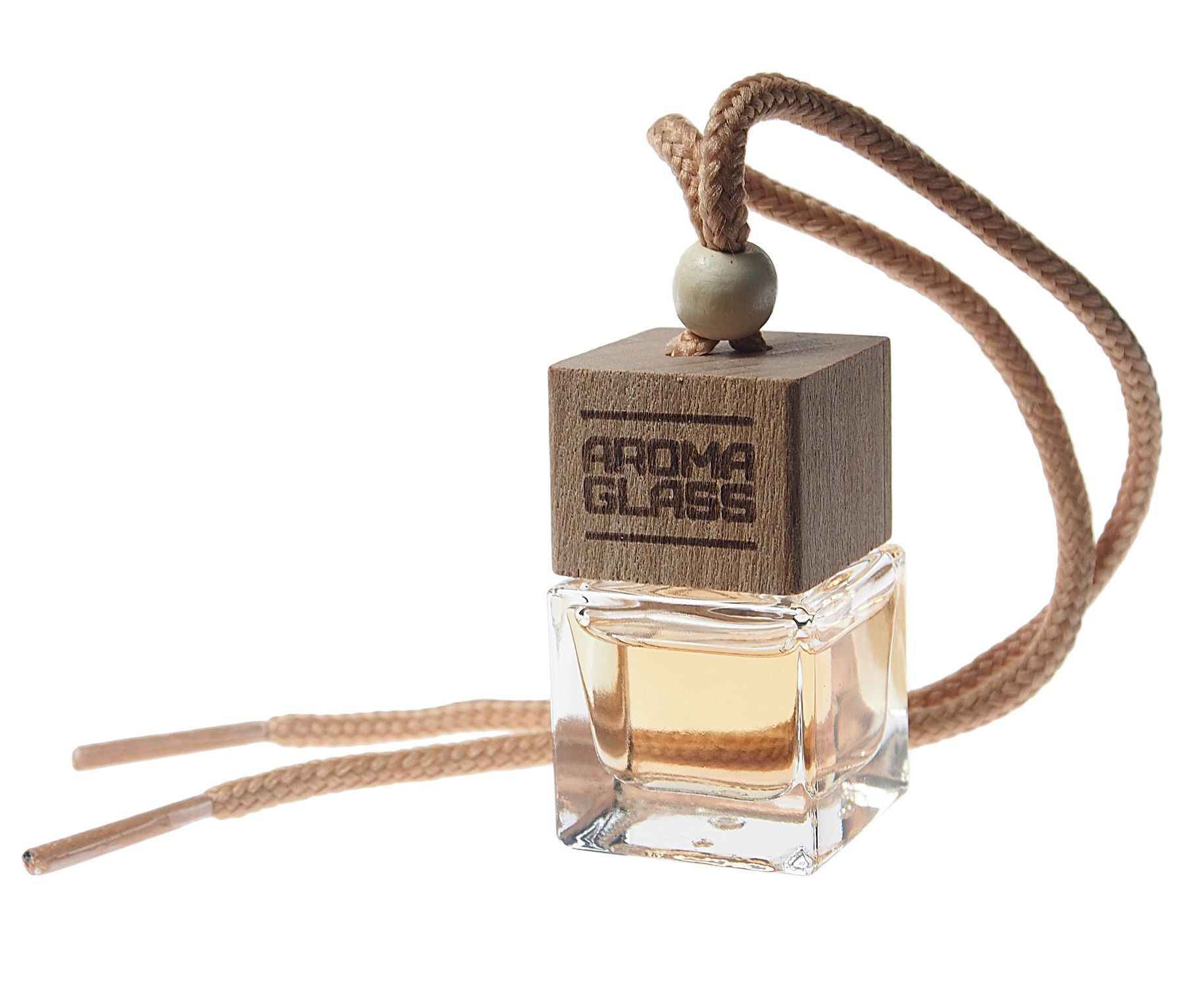 Ароматизатор воздуха FTE-AG-06 AROMA GLASS (pina colada) подвесной в стеклянном флаконе FOUETTE /1/30