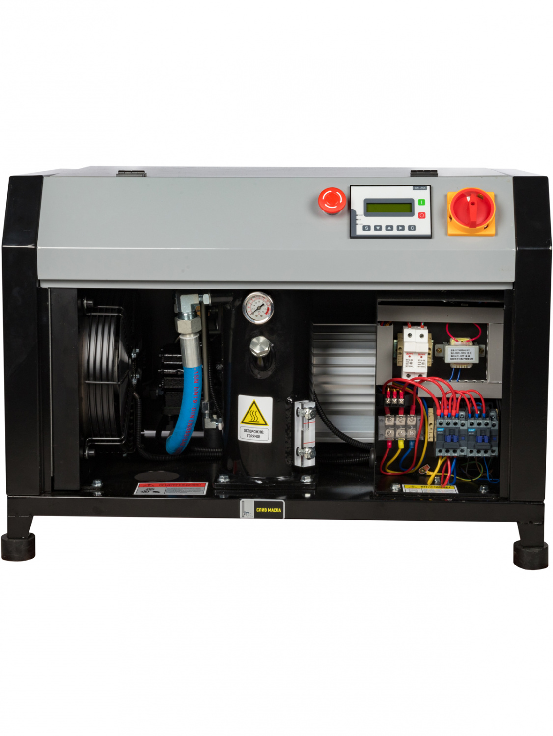WDK-SG4008 Компрессор винтовой, 500л/мин, 8 бар, 4 кВт, 380В
