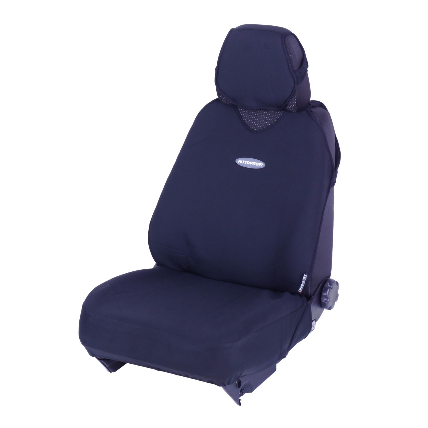 Чехлы на сиденье R-1 SPORT PLUS R-402Pf BLACK передние (майка) (4шт) AUTOPROFI /1/10