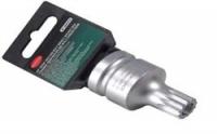 Головка-бита M18 3/4" SPLINE с отверстием на пластиковом держателе ROCKFORCE RF-26805516 /1