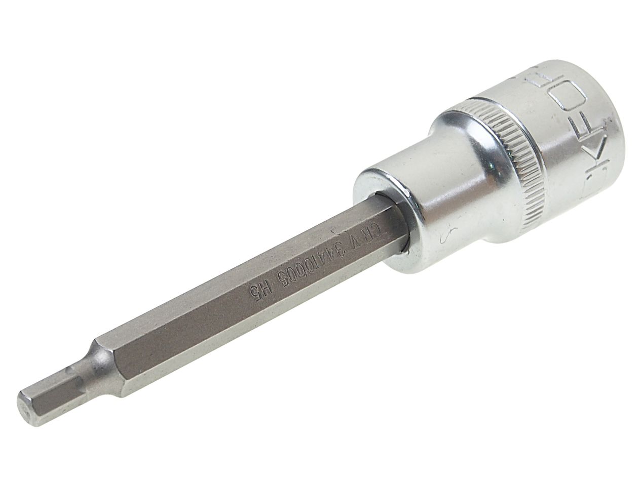 Головка-бита 6-гранная 5мм 1/2" (L-100мм) ROCKFORCE /1