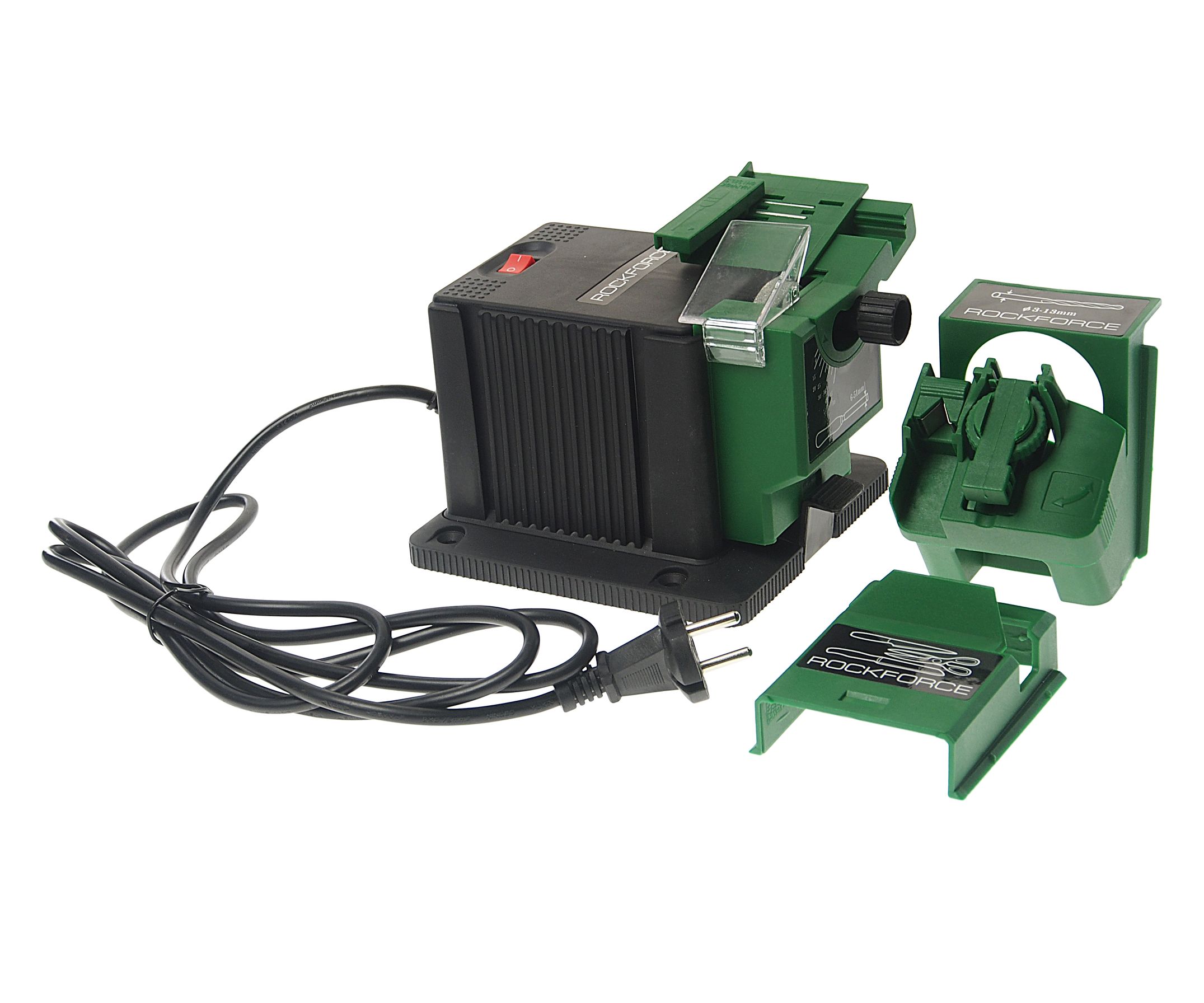 Станок точильный многофункциональный(сверла,ножи,ножницы; 220V,65W,50Hz,6000об/мин) ROCKFORCE /1/4