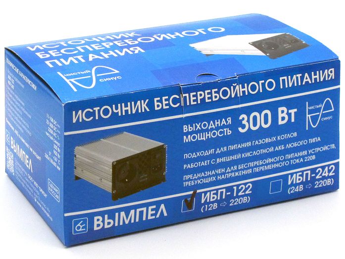Источник бесперебойного питания ИБП-122 (UPS, 12-220В, 900/300Вт) ВЫМПЕЛ /1