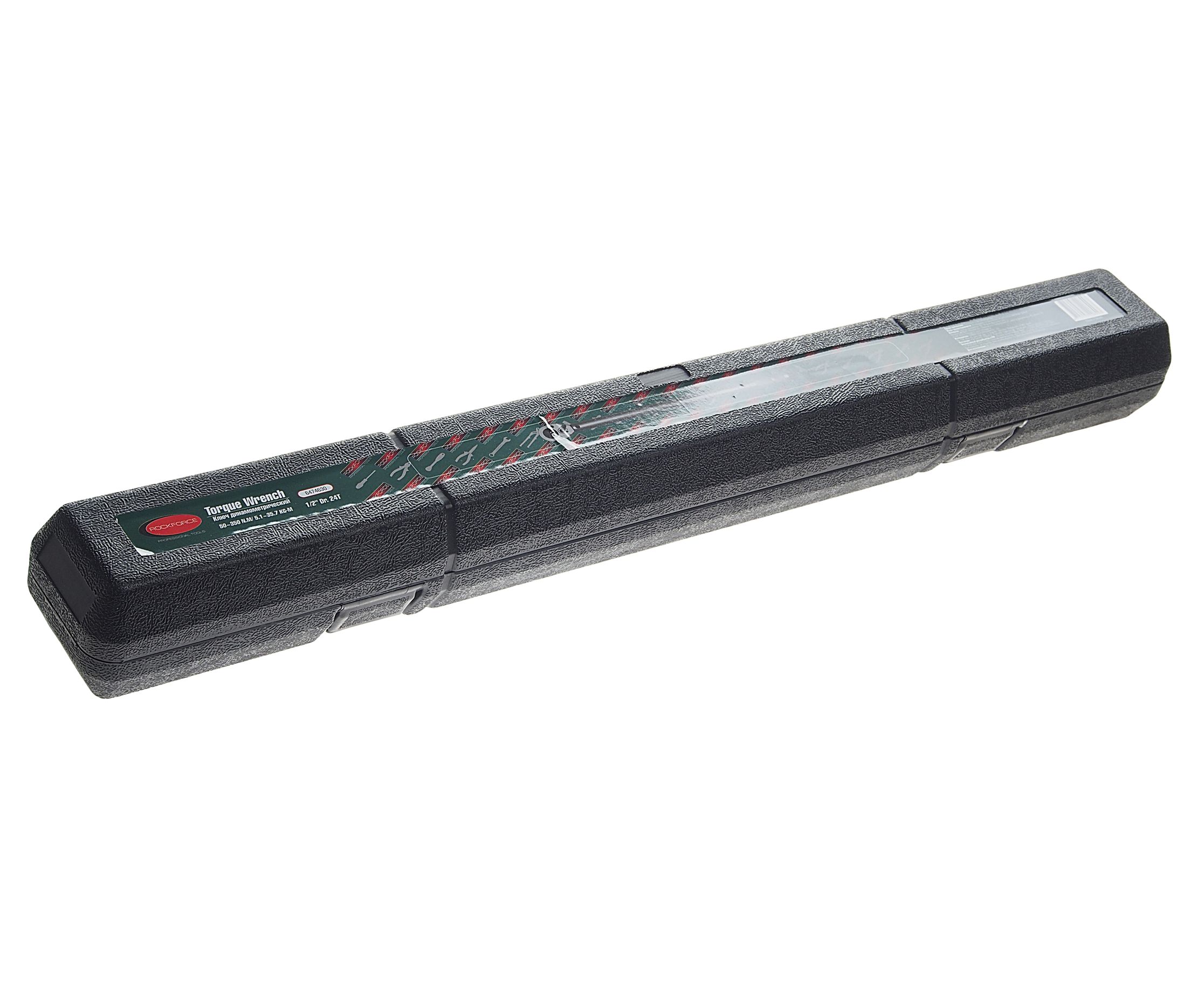 Ключ динамометрический RF-6474630: щелчкового типа 1/2"DR (70-350Nm) 630ммROCKFORCE /1/12