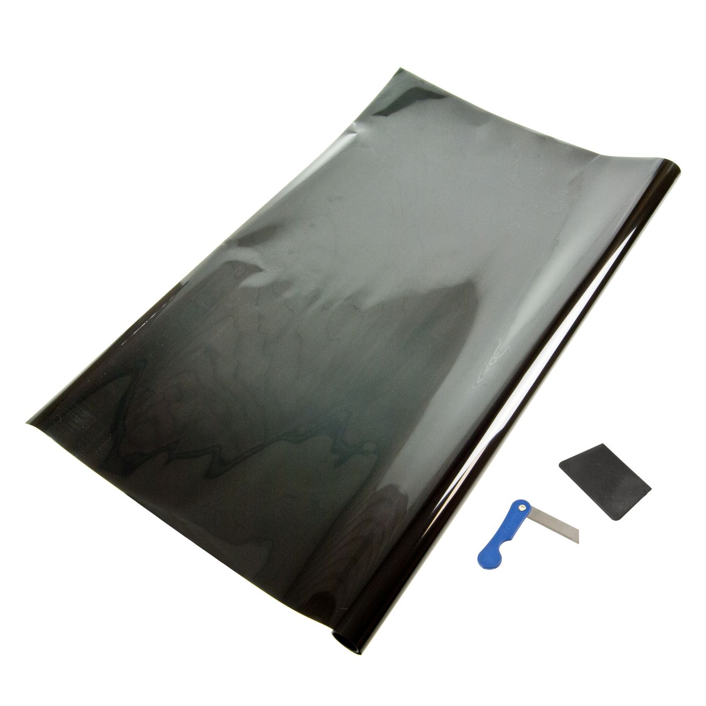 Пленка тонировочная Ultra Super Dark Black 1,1% (блокировка УФ-99% ИК-12%) 75х300см MEGAPOWER /1/50