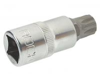 Головка-бита SPLINE 12-лучевая M14 1/2" (L-55мм) с отверстием ROCKFORCE /1