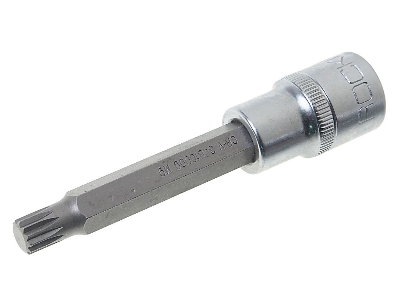 Головка-бита SPLINE 12-лучевая M9 1/2" (L-100мм) ROCKFORCE /1