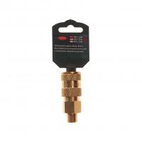 Быстроразъем RF-BSE1-2SM  пневматический с клапаном, наружная резьба 1/4" (в пластиковом держателе) ROCKFORCE /1