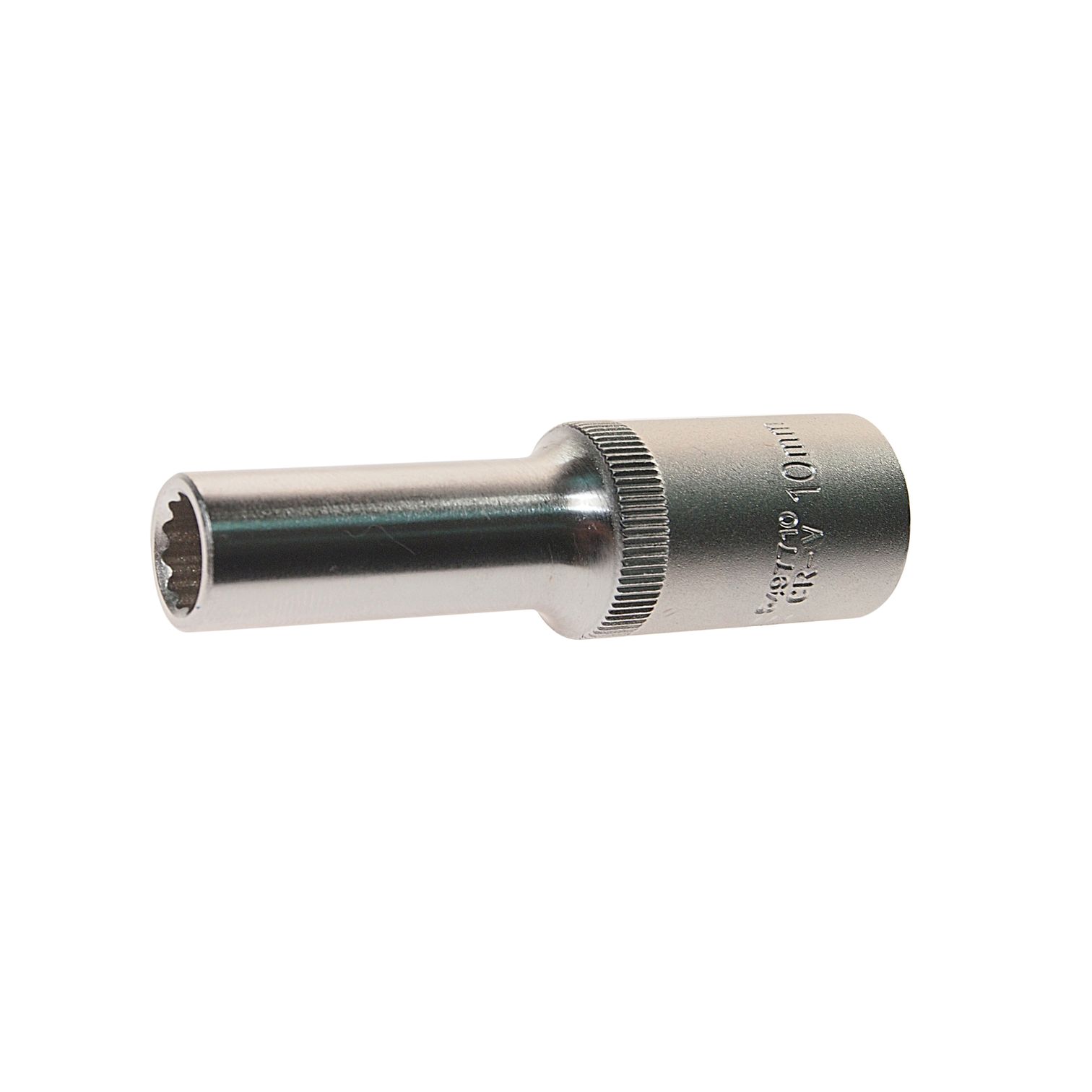 Головка торцевая 10мм 1/2" 12-гранная глубокая L=75мм ROCKFORCE RF-5497710 /1/10