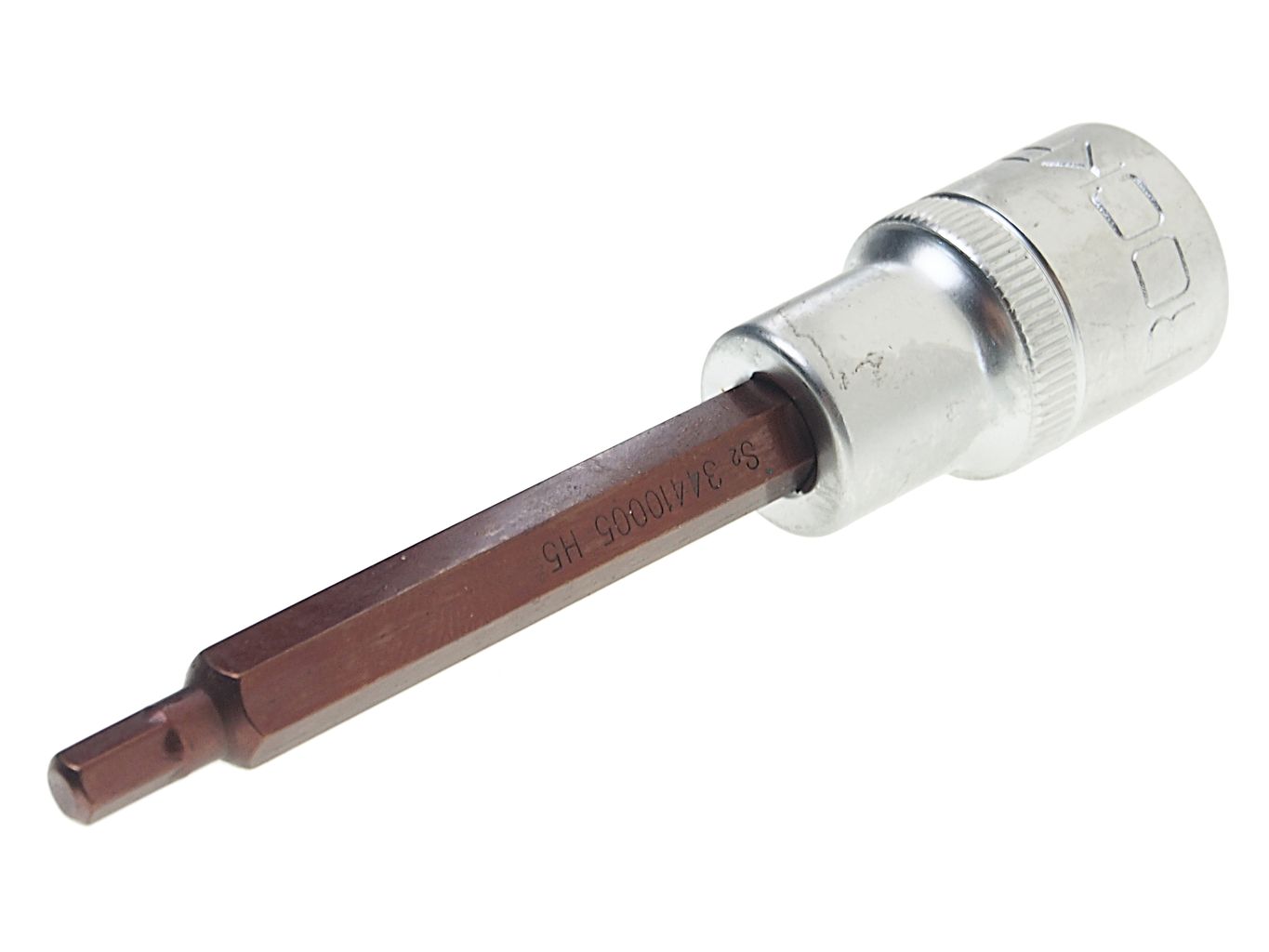 Головка-бита 6-гранная 5мм Premium 1/2" (L-100мм) ROCKFORCE /1