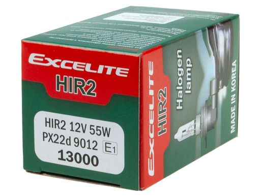 Автолампа HIR2 (55) PX22d STANDART 12V EXCELITE /1/10/100 NEW