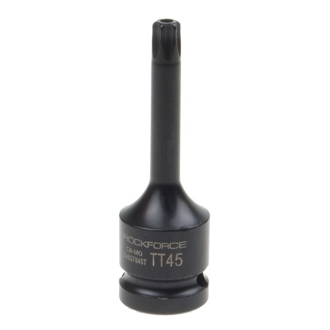 Головка-бита TORX ударная 1/2", TH45 с отверстием ROCKFORCE RF-24607845T /1