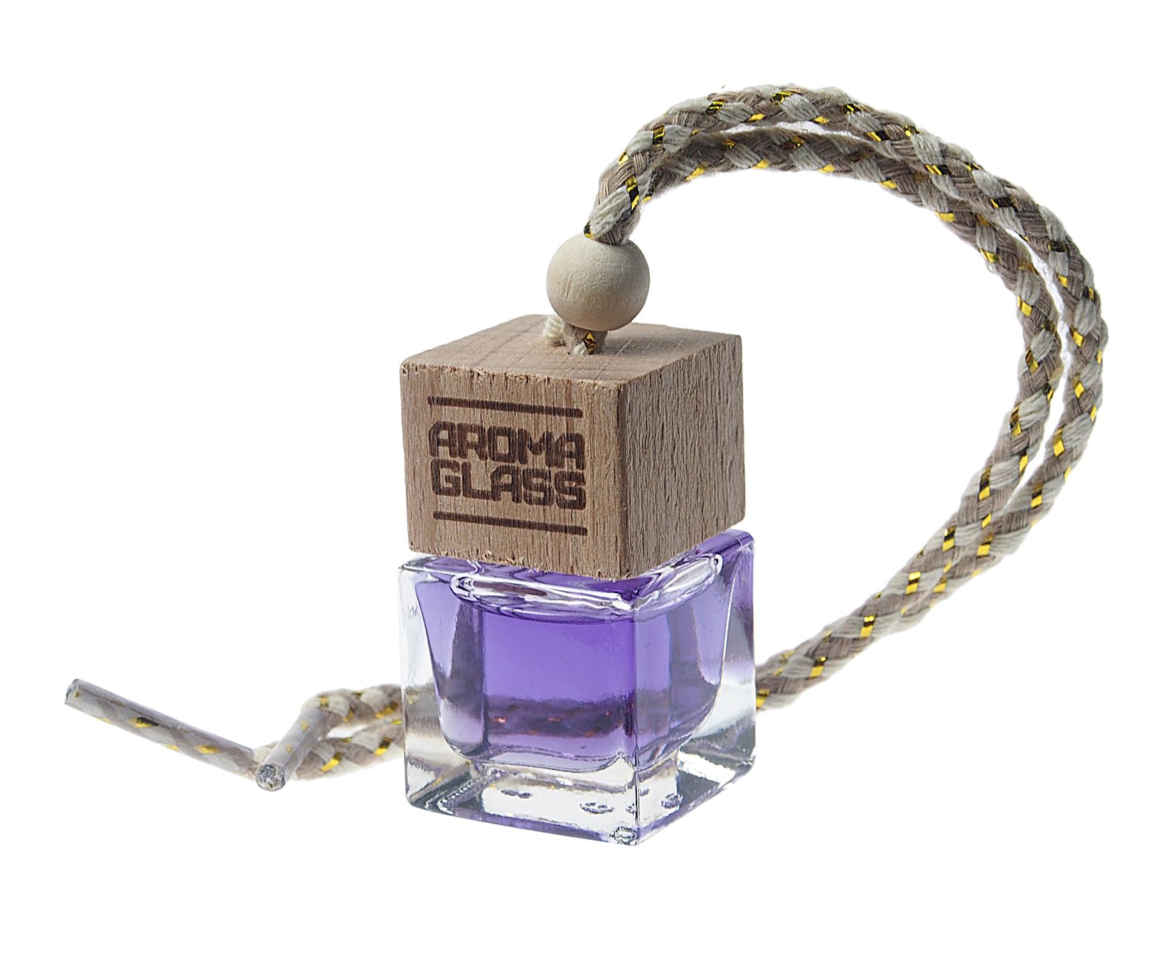 Ароматизатор воздуха FTE-AG-16 AROMA GLASS (savage garden) подвесной в стеклянном флаконе FOUETTE /1/30