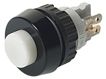 Переключатель RA-110001 (кнопка, круглая, белая)/1