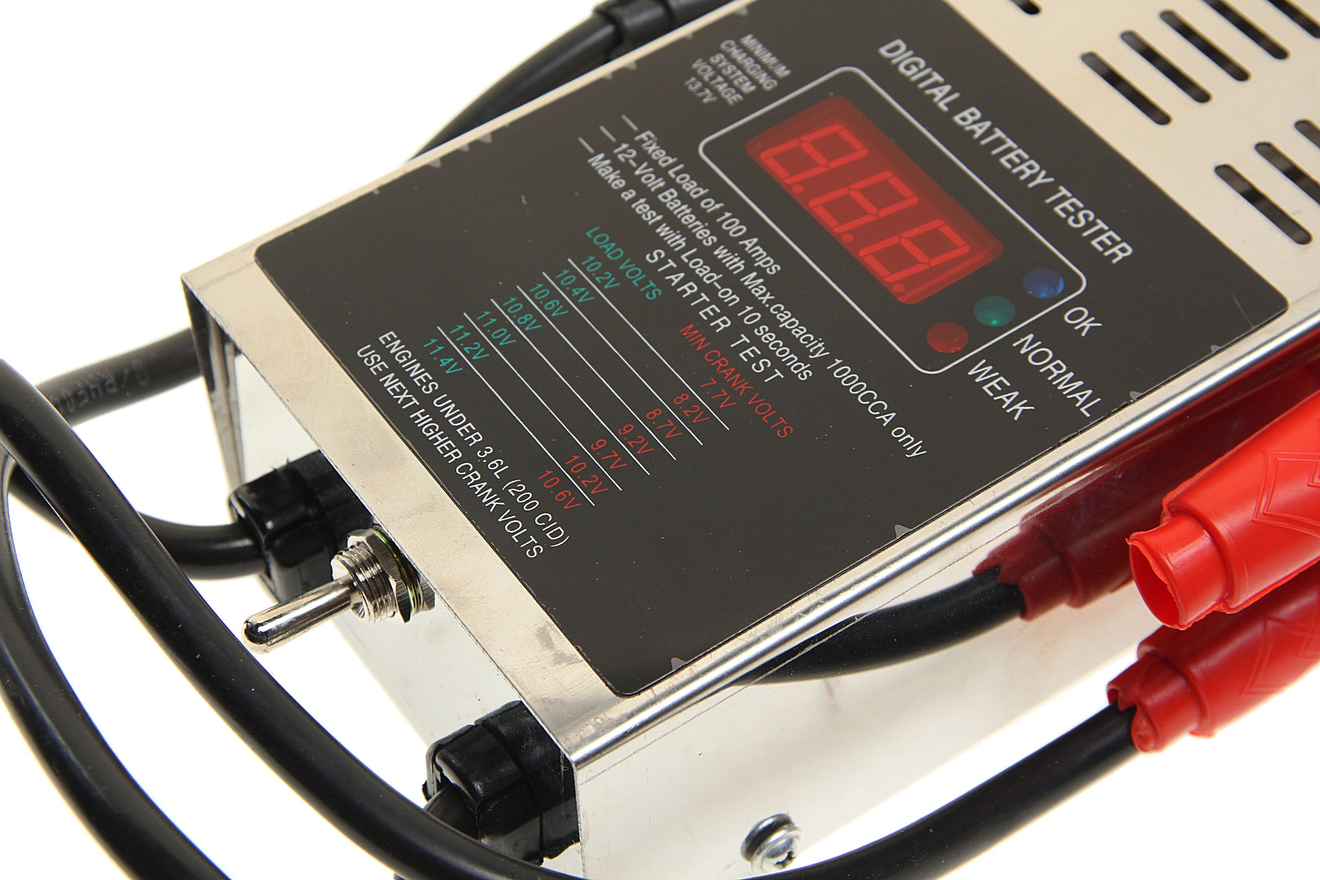 Тестер аккумуляторных батарей RF-8311 цифровой (12V, 100А) ROCKFORCE /1
