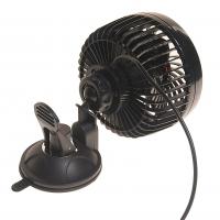 Вентилятор HX-702 12см (4.5") 24V (6.5W) диммер, на вакуумной присоске, с регулируемыми углами обдува black/orange MITCHELL 1/24