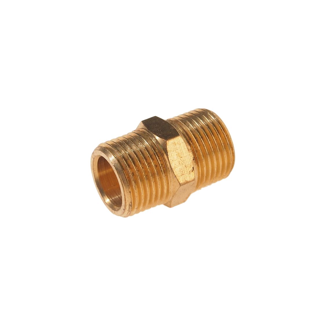 Соединитель RF-MM06/06 резьбовой наруж. резьба 3/8"x3/8" в блистере ROCKFORCE /1