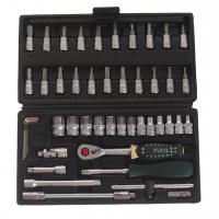 Набор торцевых головок и насадок RF-2462-5: 1/4"DR 6-гранных 46пр. ROCKFORCE /1/10