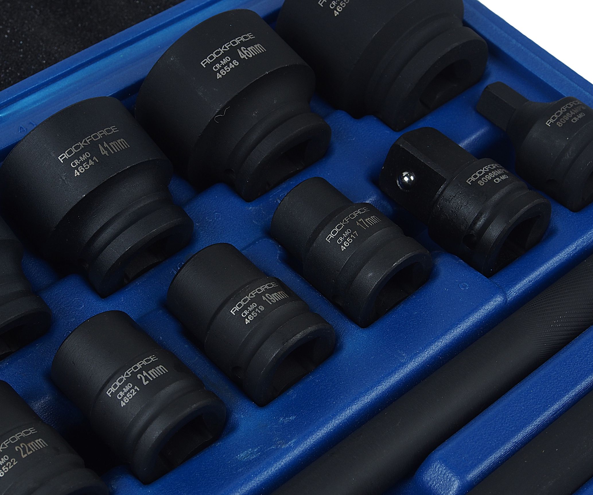 Набор инструментов ударных 3/4", 24пр.(17,19,21,22,24,27,30,32-36,38,41,46,50мм) ROCKFORCE /1