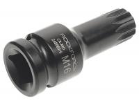 Головка-бита SPLINE ударная 1/2", M16 ROCKFORCE RF-24806016 /1/10/300