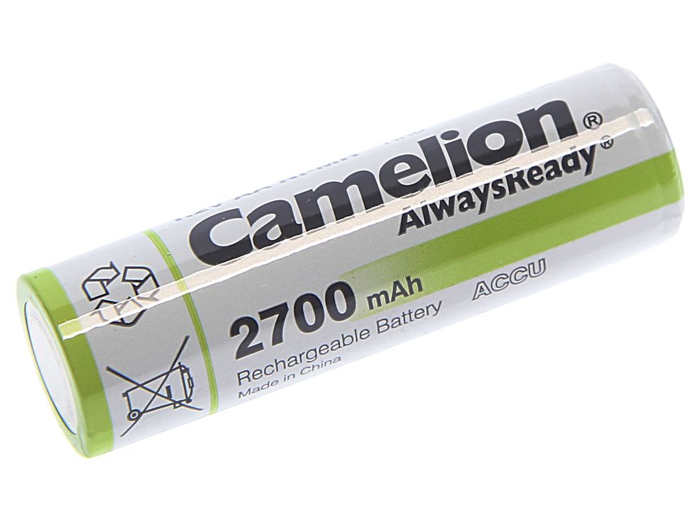 Аккумулятор AA: Ni-MH-BC2 (никель-металлгидридный) 2700mAh 1,2V CAMELION /2/24
