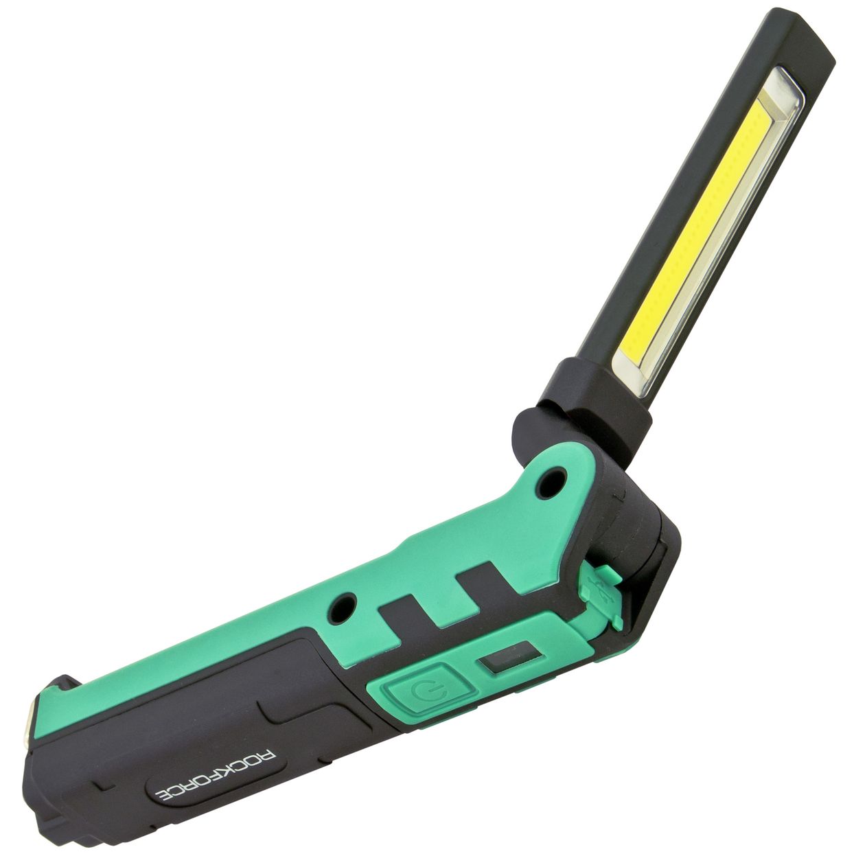 Лампа светодиодная RF-EL2301 аккумуляторная с магнитом(5W/3WCOB,150/360Lumen,3.7V,2000mAh,t зарядки 4ч,зарядка USB,защита гнезда зарядки,поворотная 27