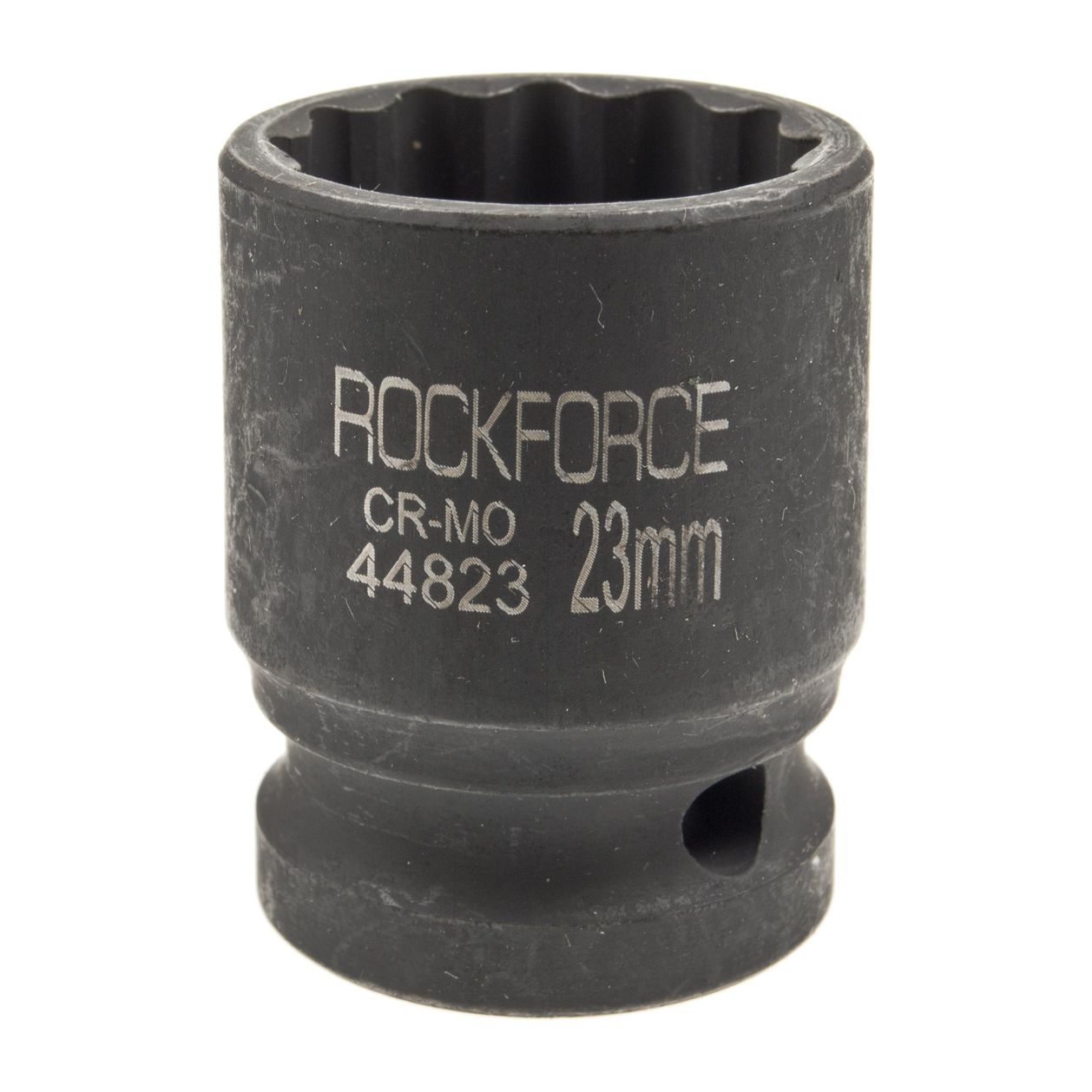Головка торцевая 23мм 1/2" 12-гранная ударная L=40мм ROCKFORCE RF-44823 /1/180