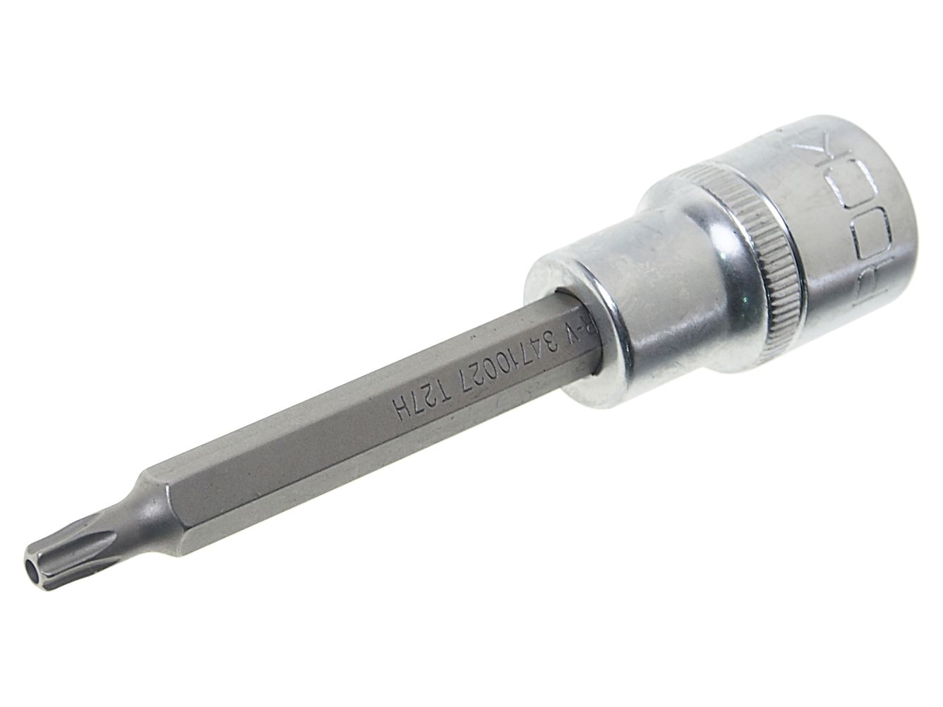 Головка-бита TORX T27 с отверстием 1/2" (L-100мм) ROCKFORCE /1