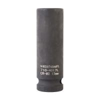 WDK-710-4017L Головка торцевая ударная глубокая 1/2", 6 граней, 17 мм