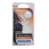 Автолампа W1.2W (W2*4.6d) (блистер, 2шт) 12V PHILIPS /1/10