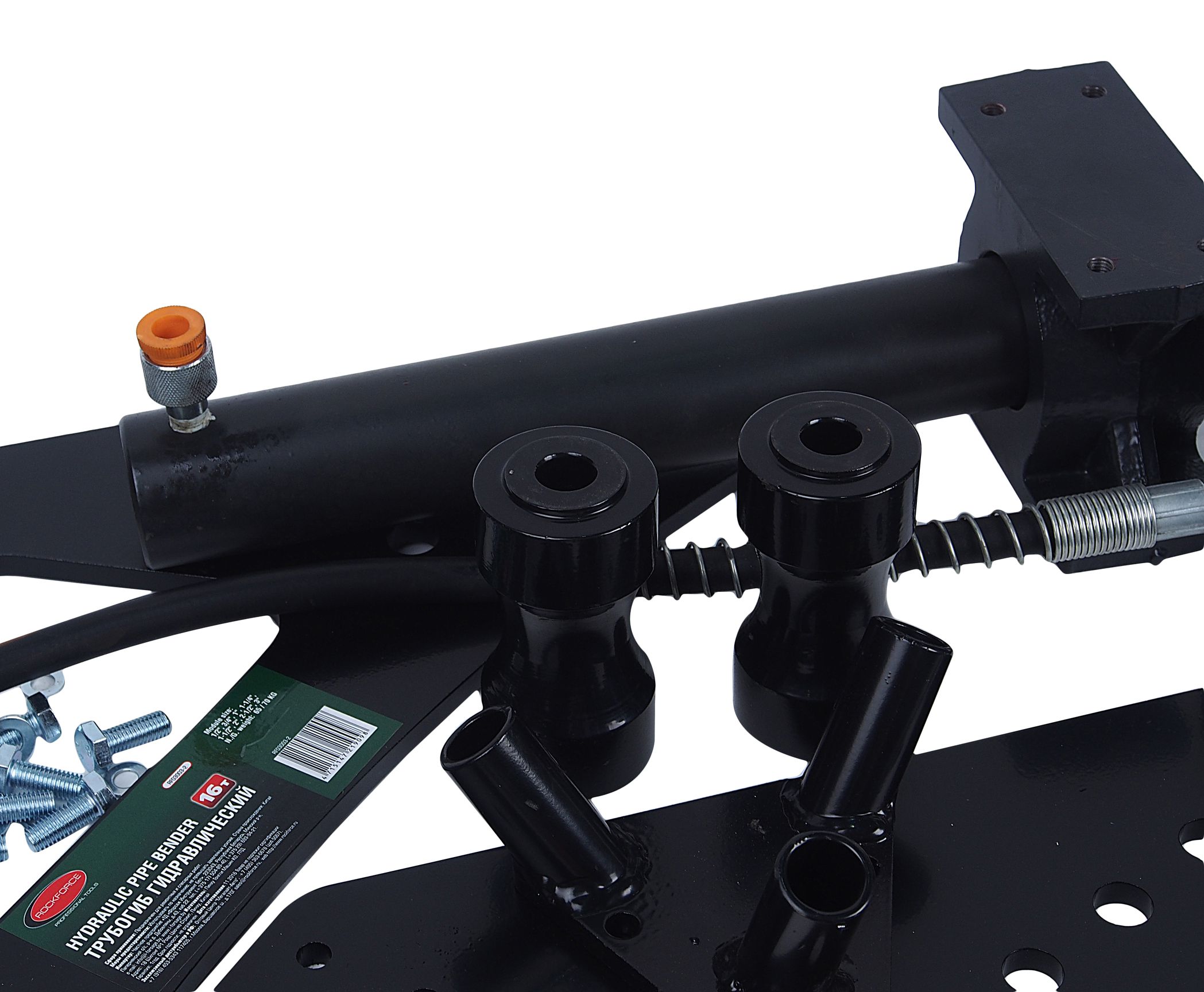 Трубогиб RF-03003-2 гидравлический горизонтальный 16Т (1/2", 3/4", 1", 1 1/4", 1 1/2", 2", 2 1/2", 3") ROCKFORCE /1/