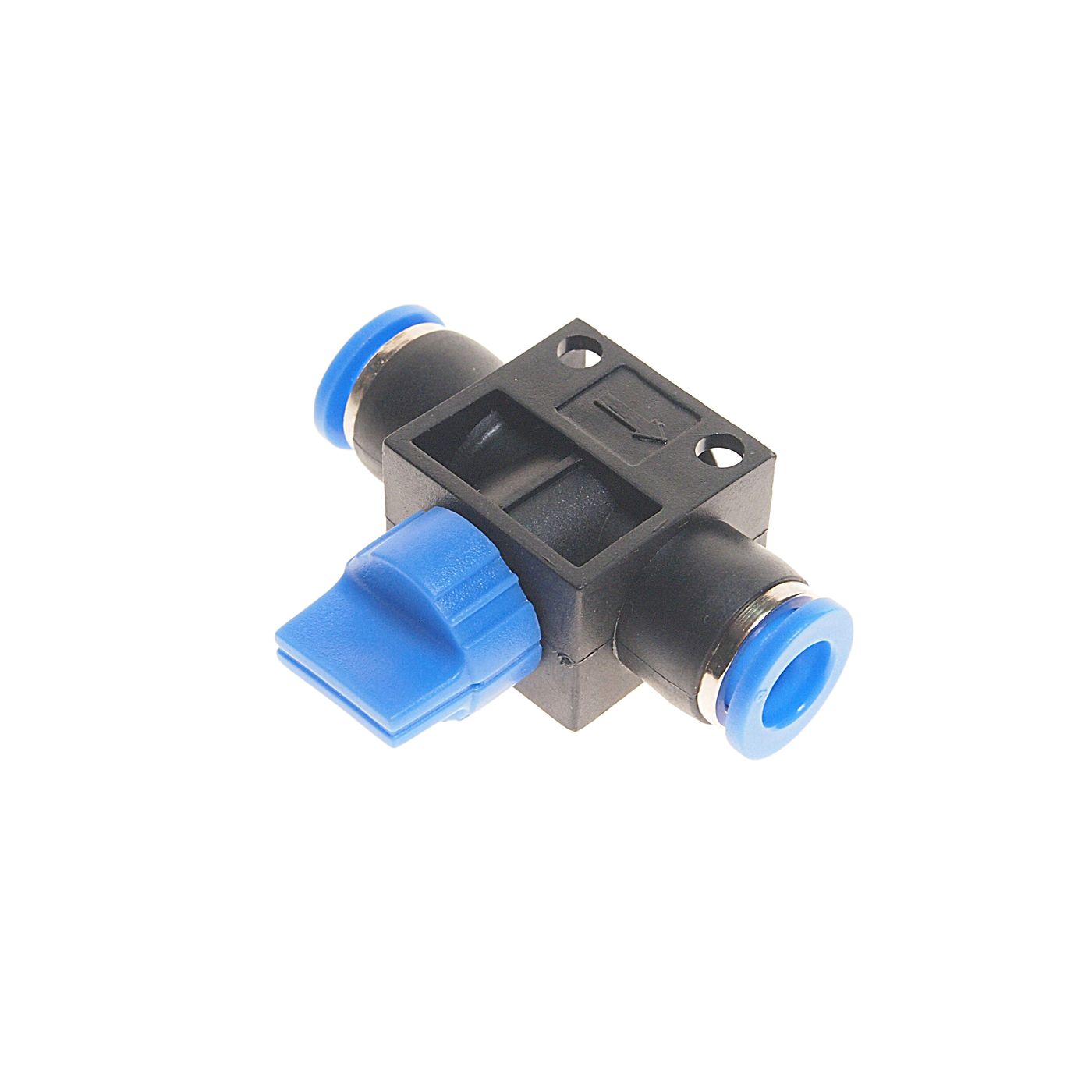 Фитинг  RF-SHVFF08-08 для пластиковых трубок с краном 8x8мм ROCKFORCE /1