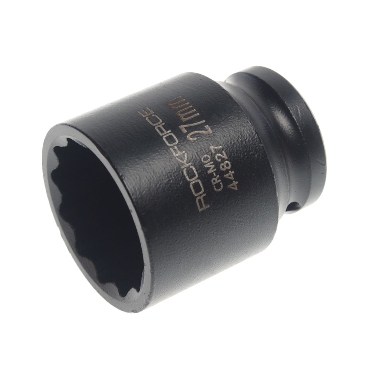 Головка торцевая 27мм 1/2" 12-гранная ударная L=50мм ROCKFORCE  RF-44827 /1/10