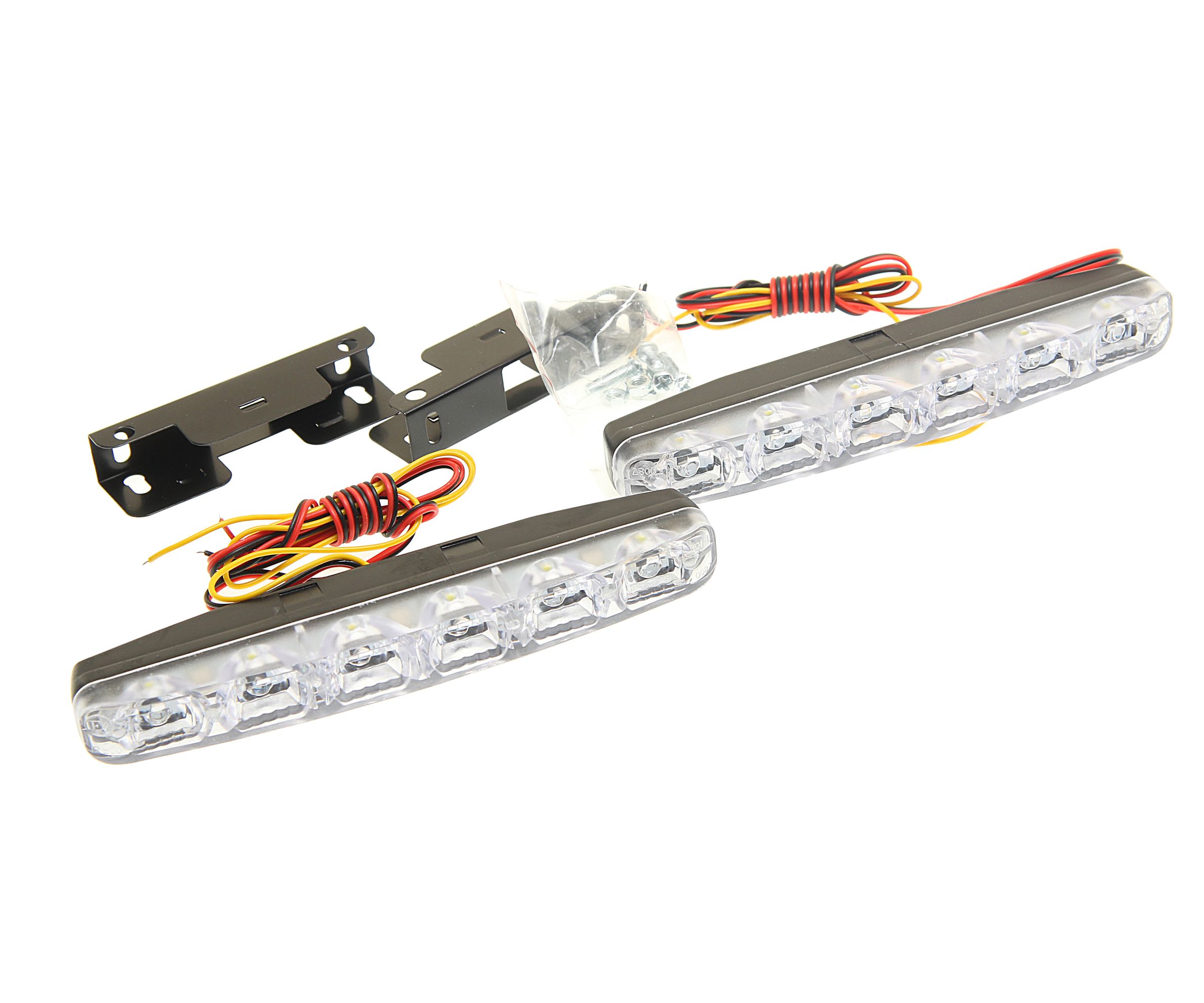 Дневные ходовые огни W-DRL-HP6 6SMD 155х17мм плоские (2шт) 10-15V ВЫМПЕЛ /1/65
