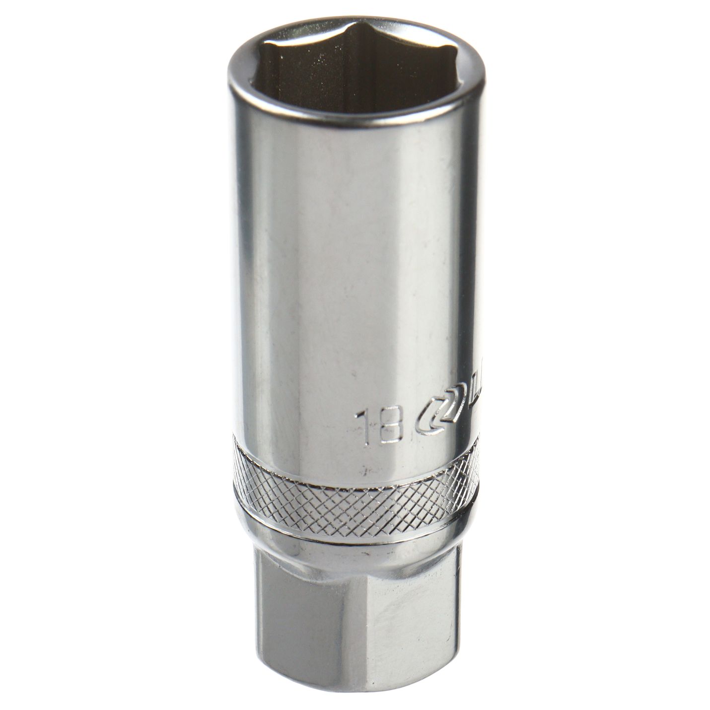 Головка свечная 18мм 3/8" 6-гранная L-65мм LG-37018 LIGE /1/60 NEW