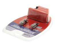Автолампа T10W (W2,1x9,5d) 1 SMD CREE WHITE блистер с тестером (2 шт) 6000K 120лм   12V MEGAPOWER /1/10/100