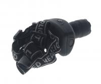 Фонарь UF-5354 1 LED BLACK с коллиматорной линзой головной, 3 режима, 3*ААА ULTRAFLASH /1/10/100