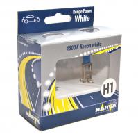 Автолампа H1 (55) P14.5s RANGE POWER WHITE 4500K (2шт) 12V NARVA /1/10 HIT (ст. артикул: 98514RPW2)